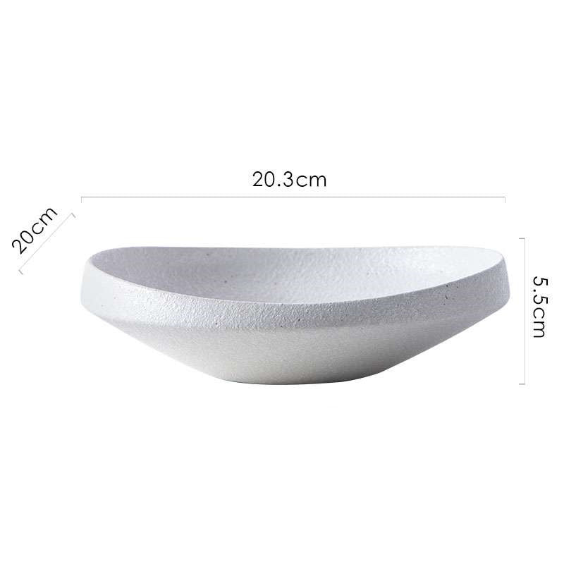 Household Fashionable And Simple Ceramic Tableware Plates