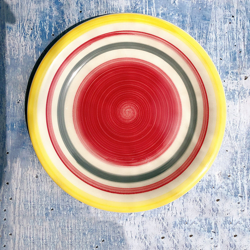 Fruit breakfast ceramic plate