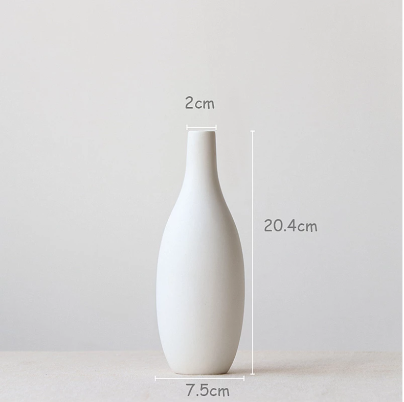 Modern Minimalist White Vase Decoration Table Decoration