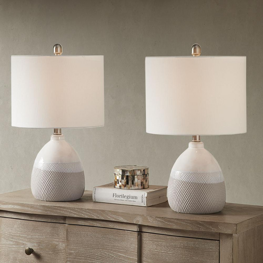 Ceramic Textured Table Lamp