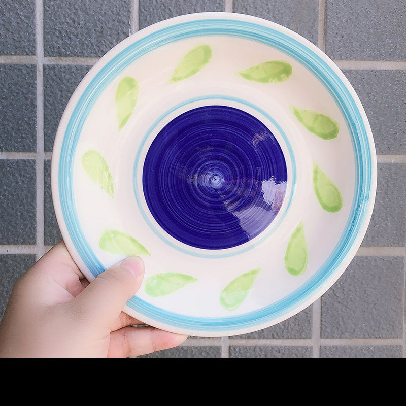 Fruit breakfast ceramic plate