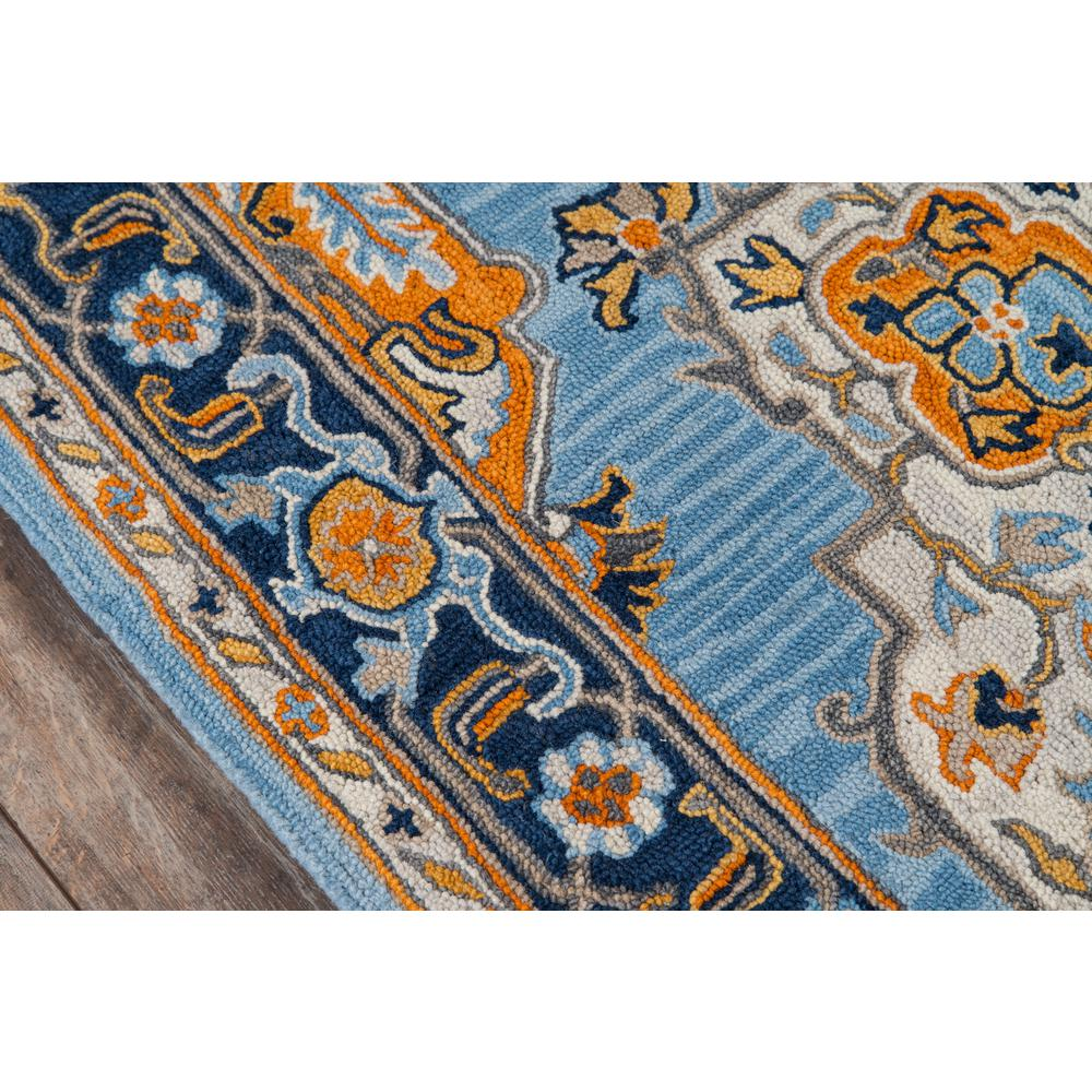 Traditional Runner Area Rug, Blue, 2'3" X 7'10" Runner