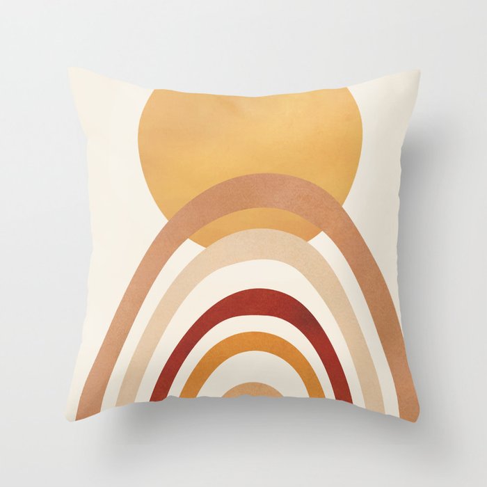 Modern Simple Abstract Pillowcase Simple Geometric Peach Skin Pillow