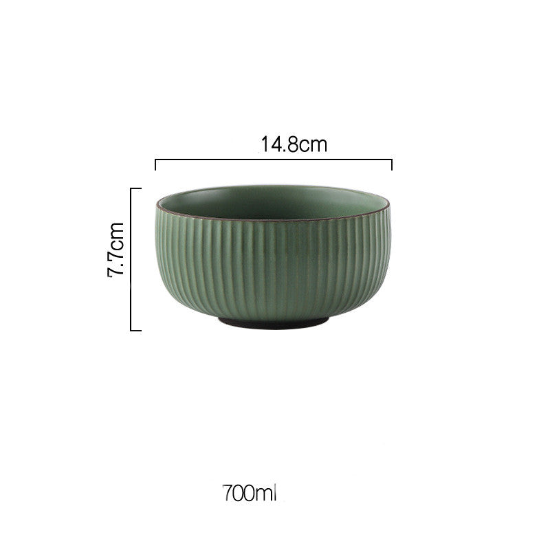 Wind Simple Bowl And Plate Combination Tableware And Tableware