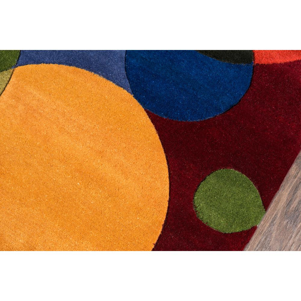 Contemporary Runner Area Rug, Multi, 2'6" X 8' Runner