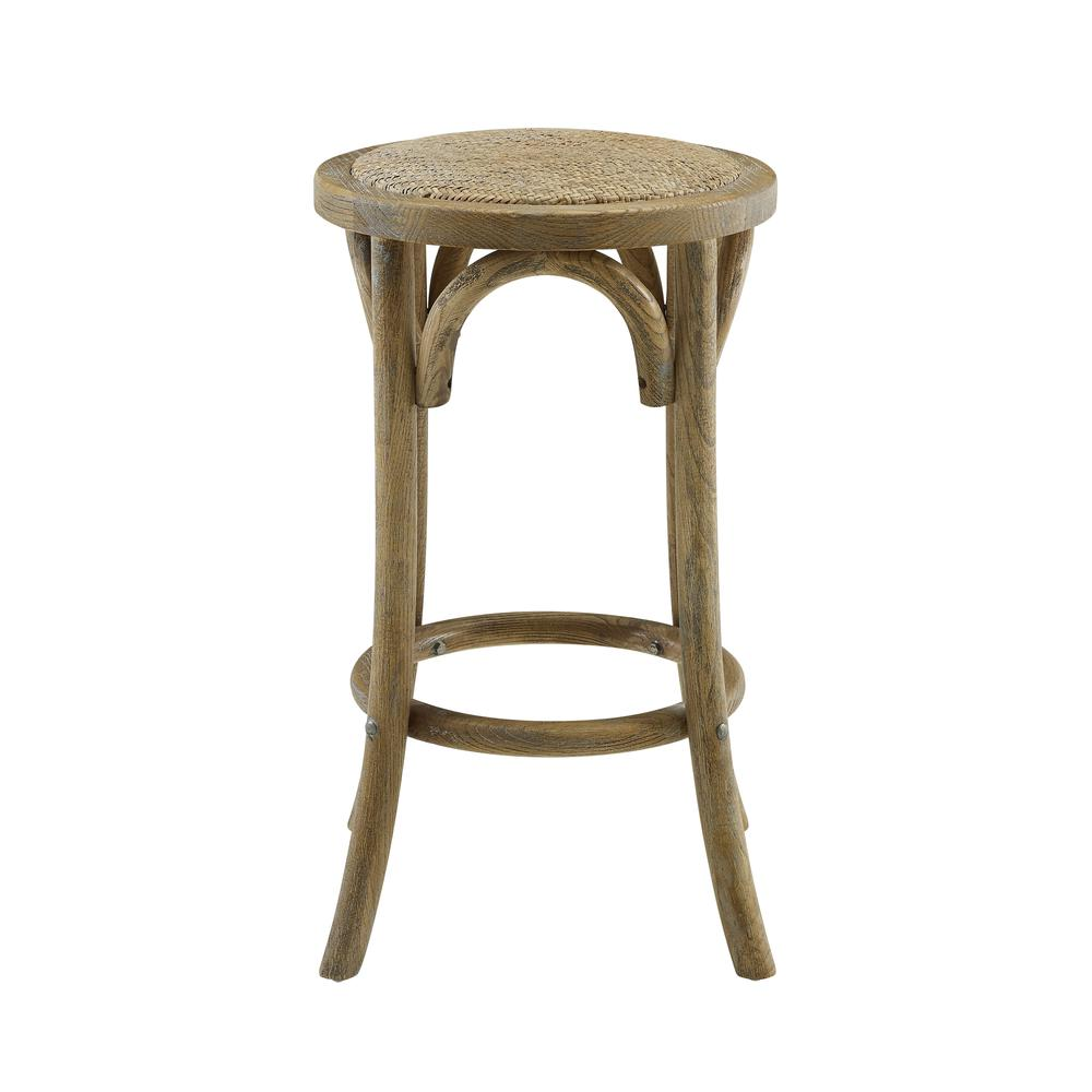 Rae Rattan Seat Backless Counter Stool