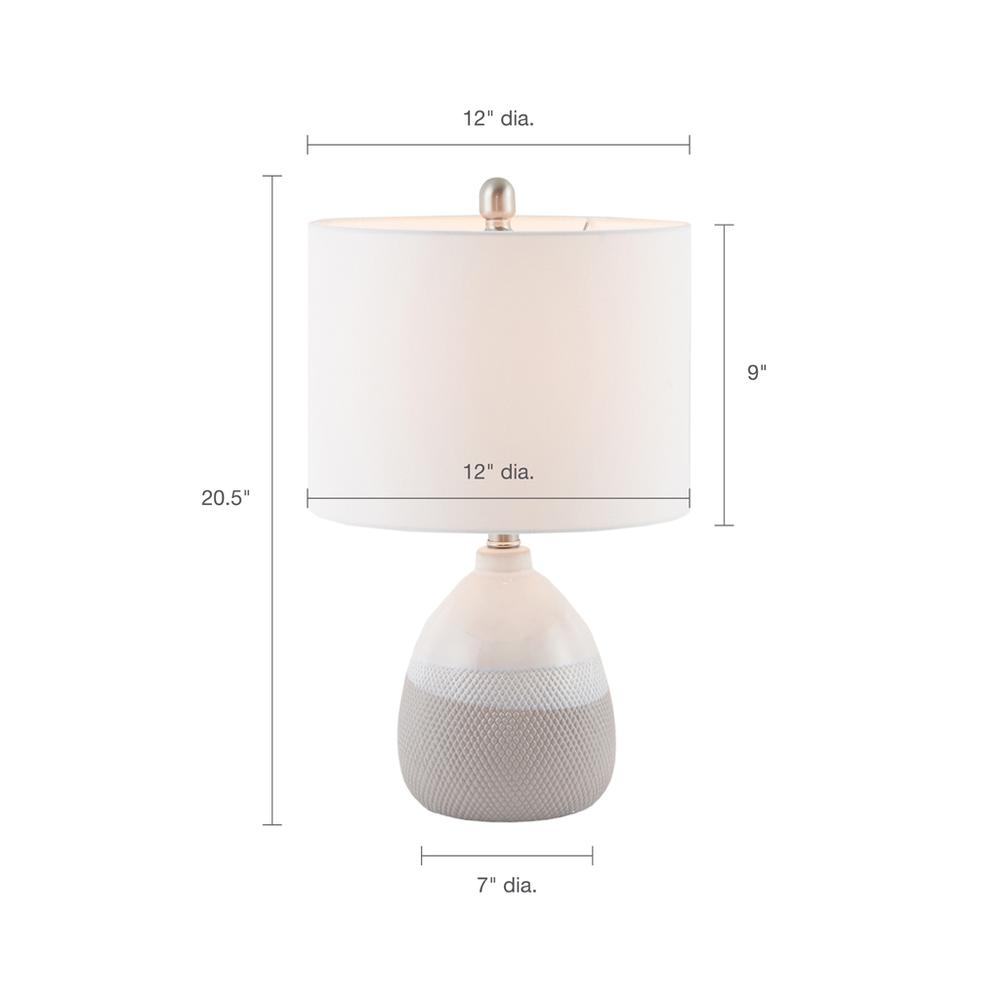 Ceramic Textured Table Lamp