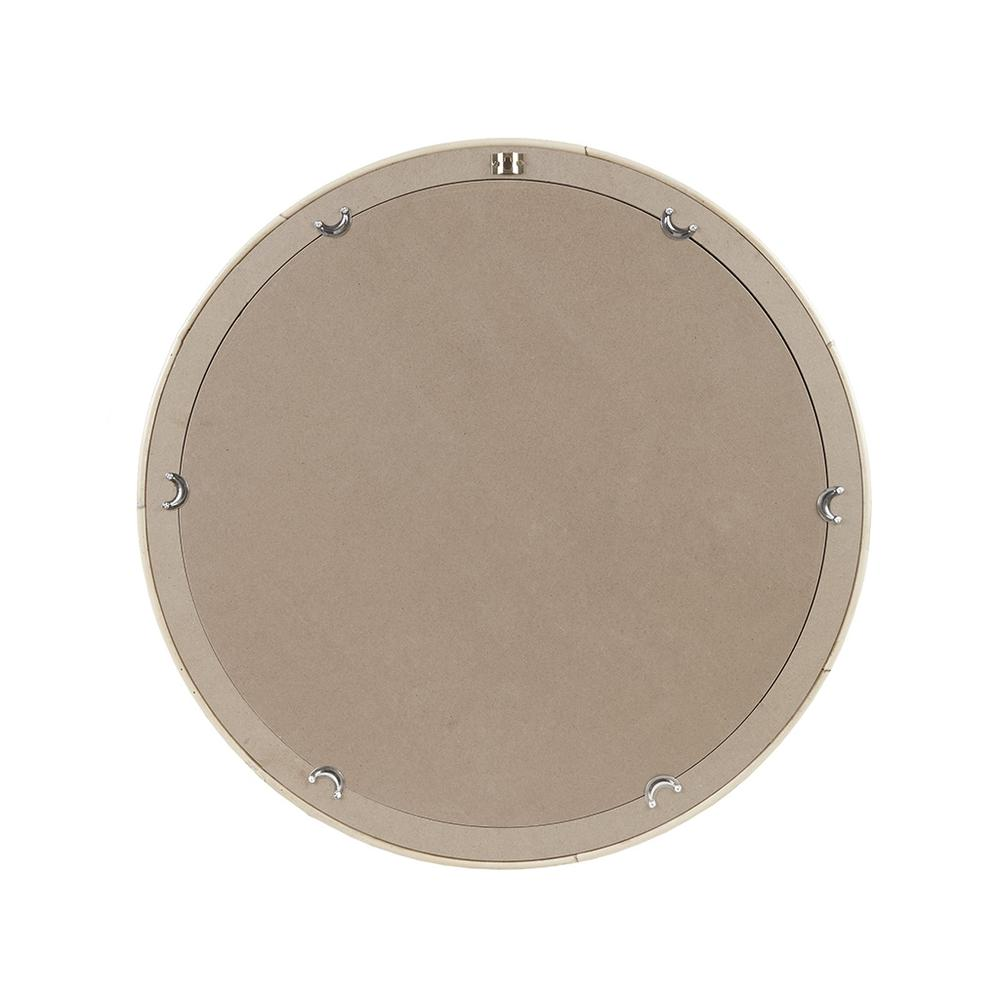 Martha Stewart Natural Rattan Round Wall Mirror