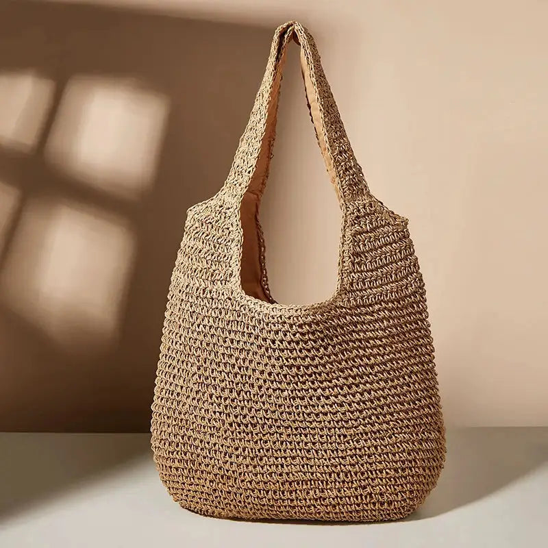 Hand Woven  Rattan Tote Bag