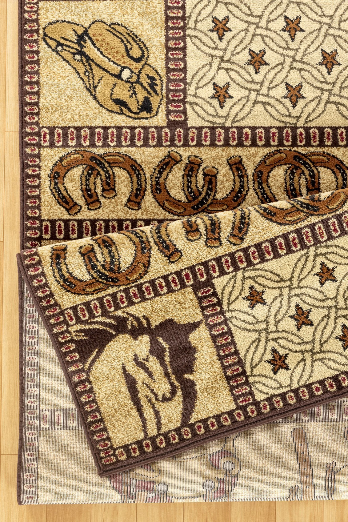 Tribes GC_YLS4009 Beige 5 ft. 3 in. x 7 ft. 3 in. Southwest Area Rug