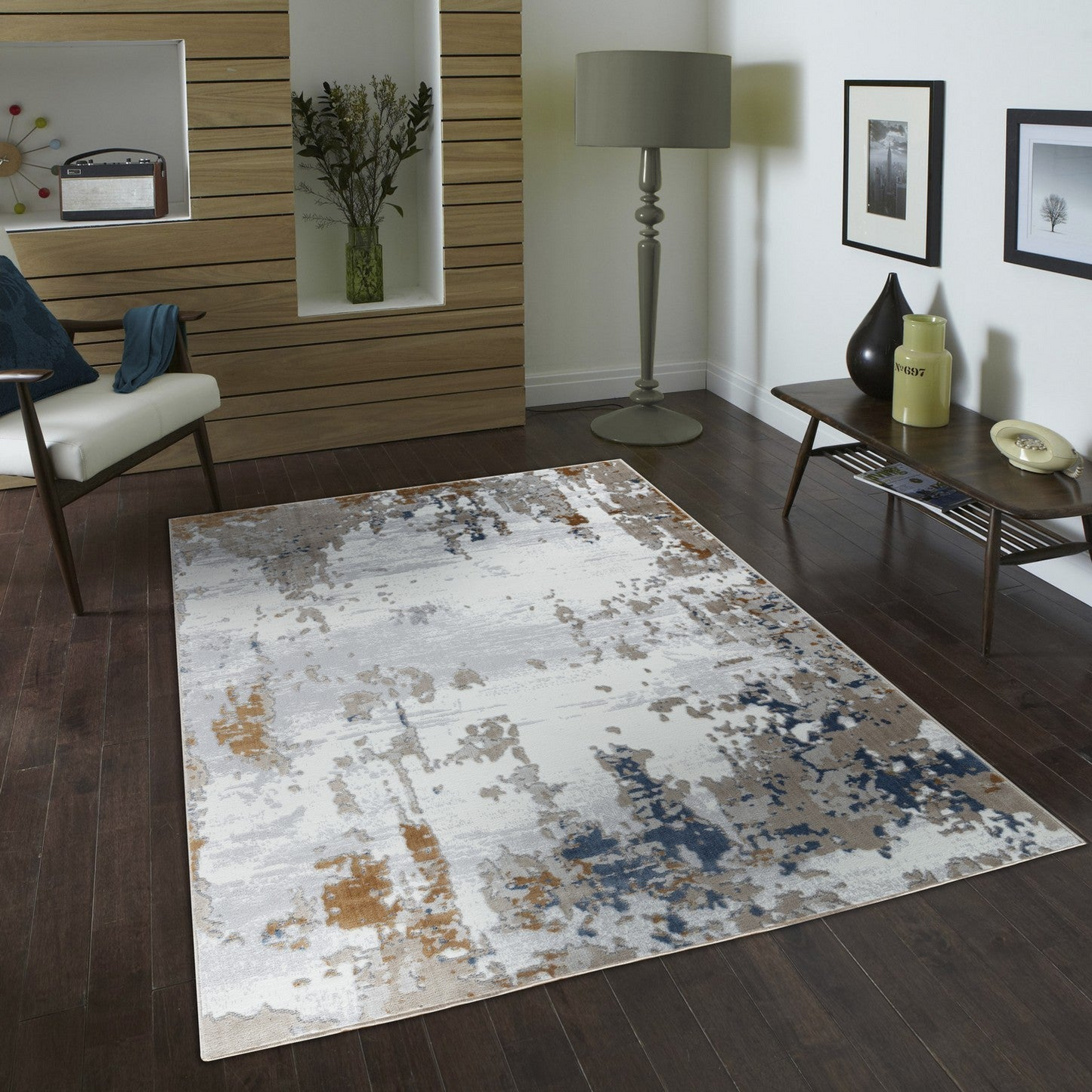 Textures GC_ART2003 Multi 2 ft. 7 in. x 7 ft. Area Rug