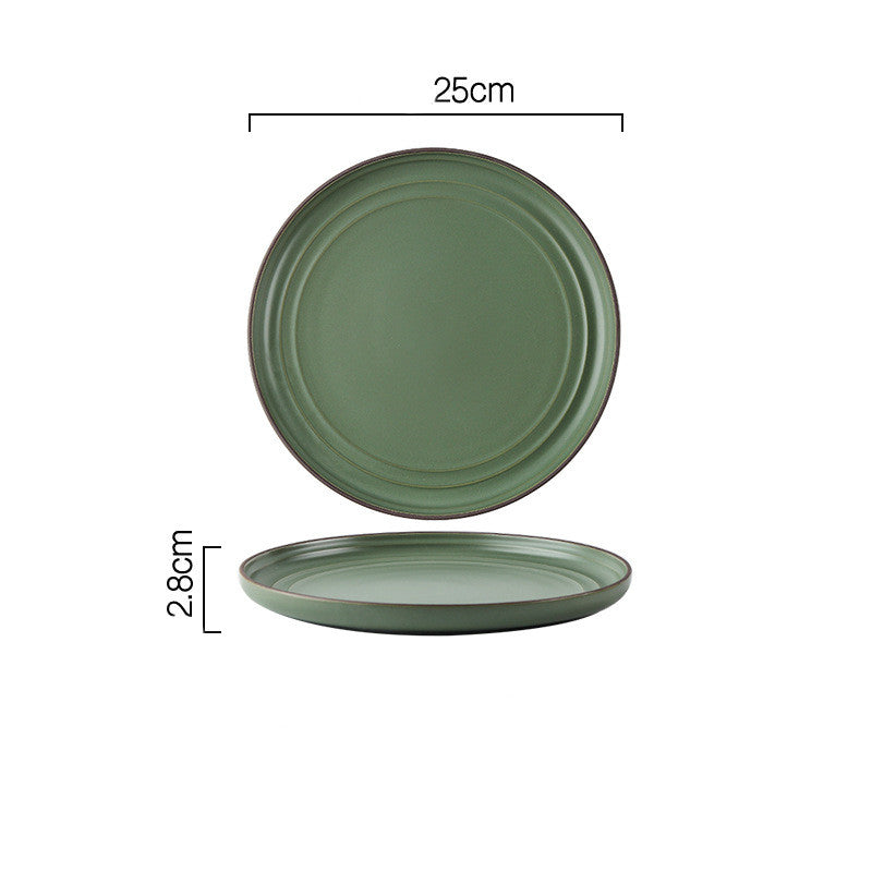 Wind Simple Bowl And Plate Combination Tableware And Tableware