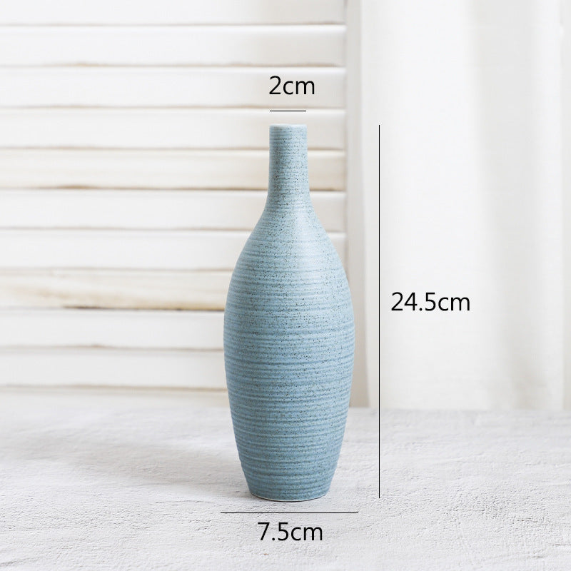 Creative Home Ceramic Crafts Ceramic- Desk Hydroponic Decoration Vase