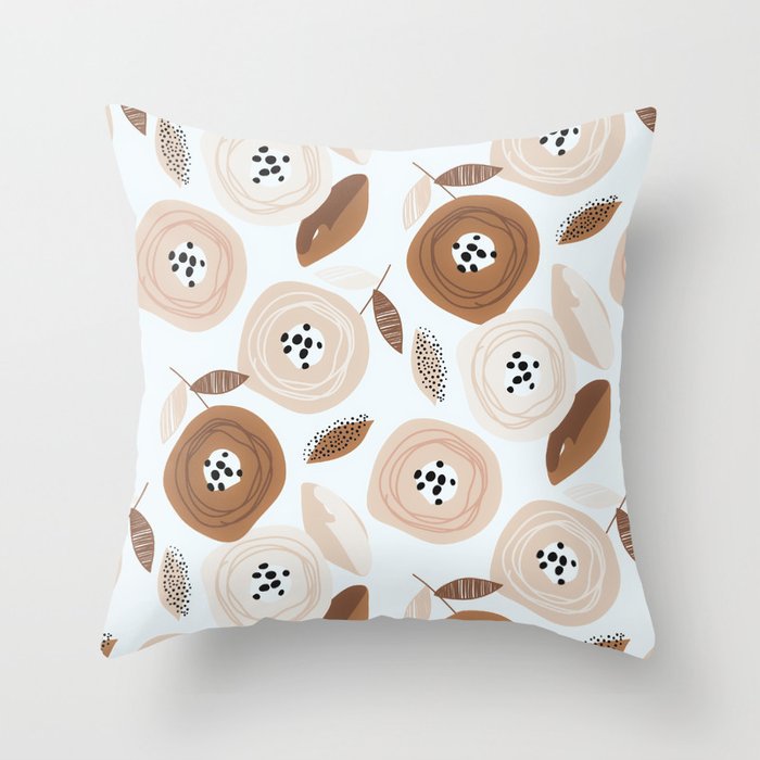 Modern Simple Abstract Pillowcase Simple Geometric Peach Skin Pillow