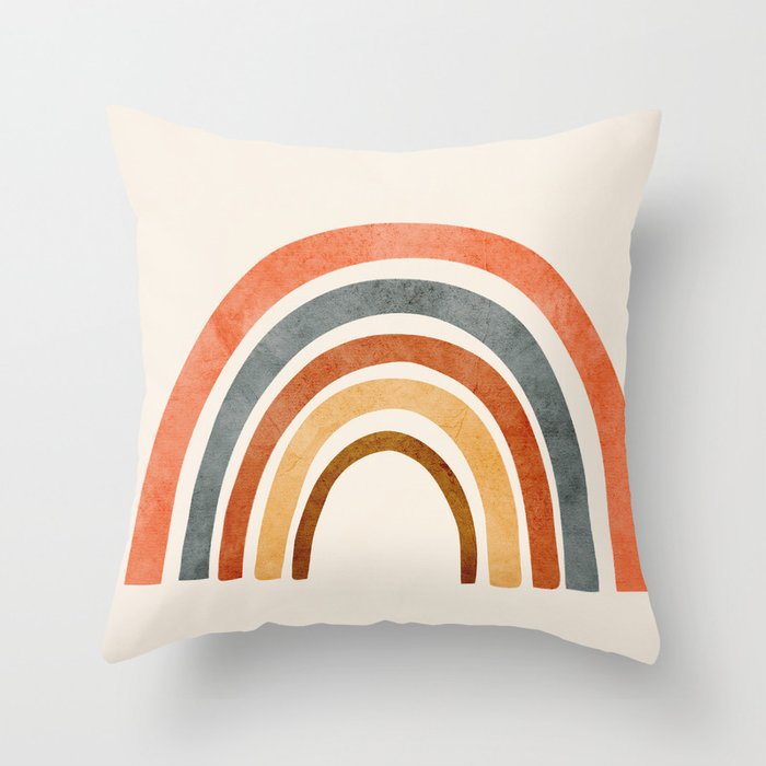 Modern Simple Abstract Pillowcase Simple Geometric Peach Skin Pillow