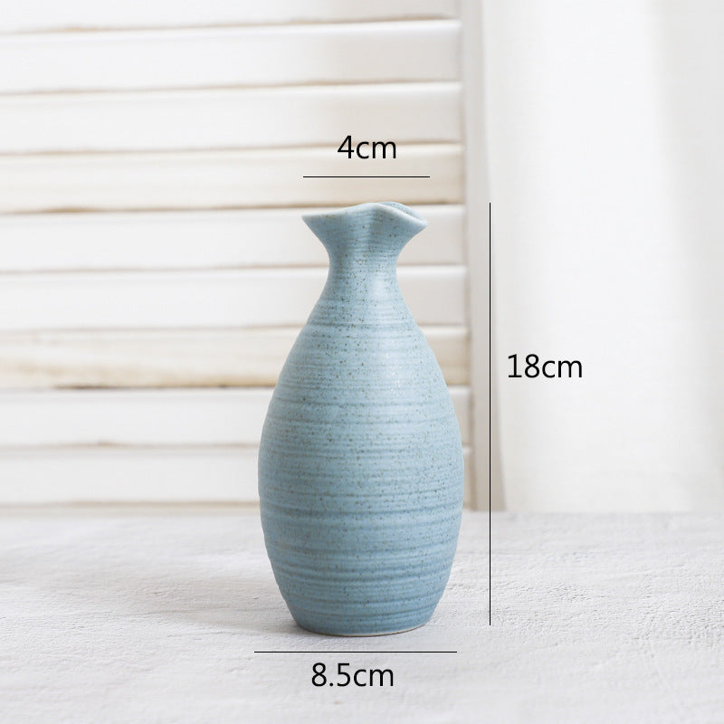 Creative Home Ceramic Crafts Ceramic- Desk Hydroponic Decoration Vase