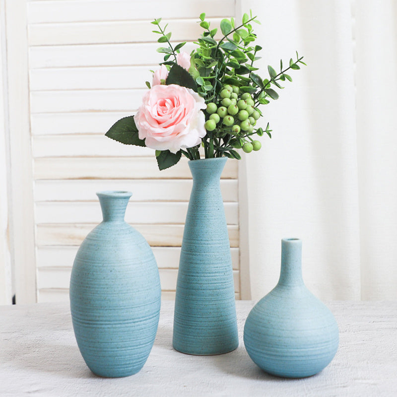 Creative Home Ceramic Crafts Ceramic- Desk Hydroponic Decoration Vase