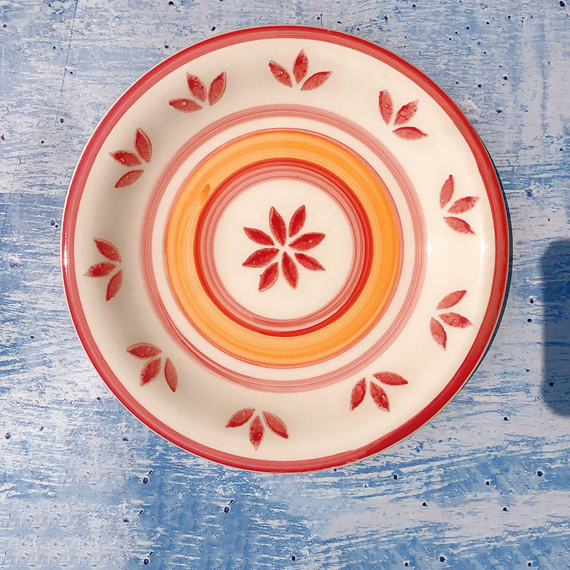 Fruit breakfast ceramic plate