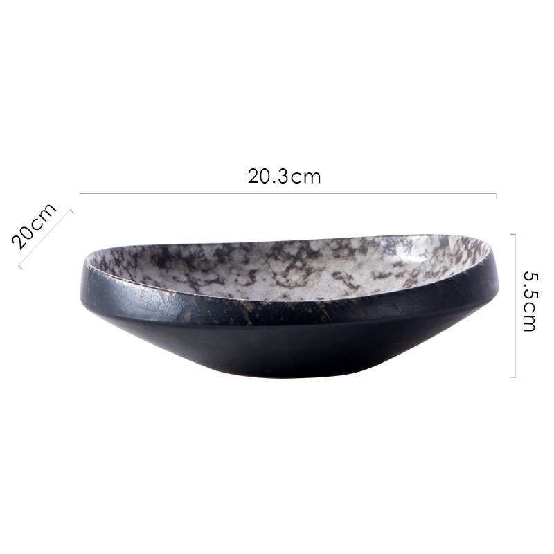 Household Fashionable And Simple Ceramic Tableware Plates