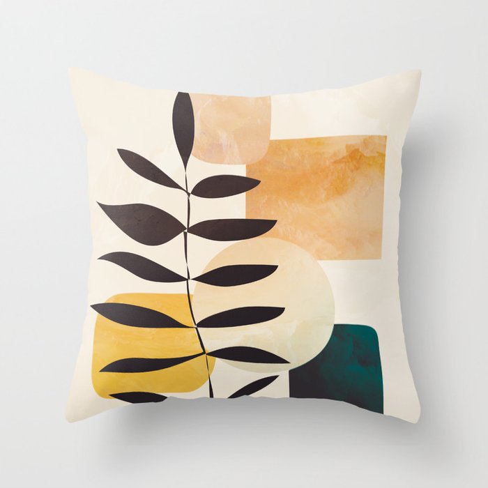 Modern Simple Abstract Pillowcase Simple Geometric Peach Skin Pillow